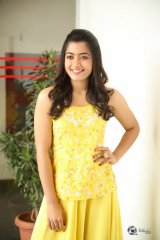 Rashmika Mandanna at Bheeshma Movie Interview